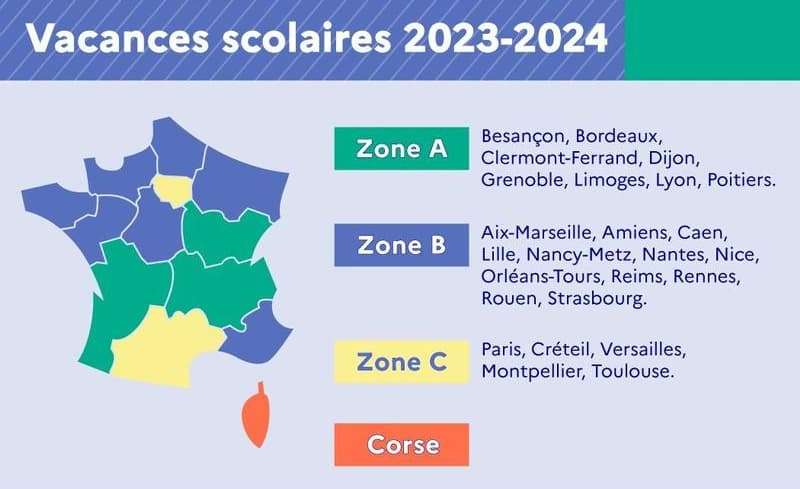French school holidays for 2023 - 2024 - This French Life